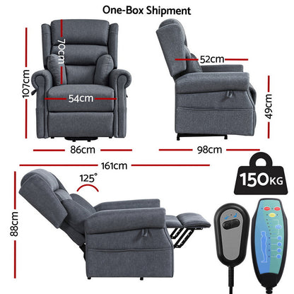 ARTISS RECLINER Chair Power Lift Massage Heated Recliner Sofa