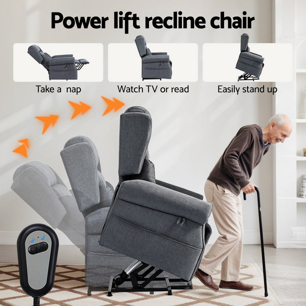ARTISS RECLINER Chair Power Lift Massage Heated Recliner Sofa