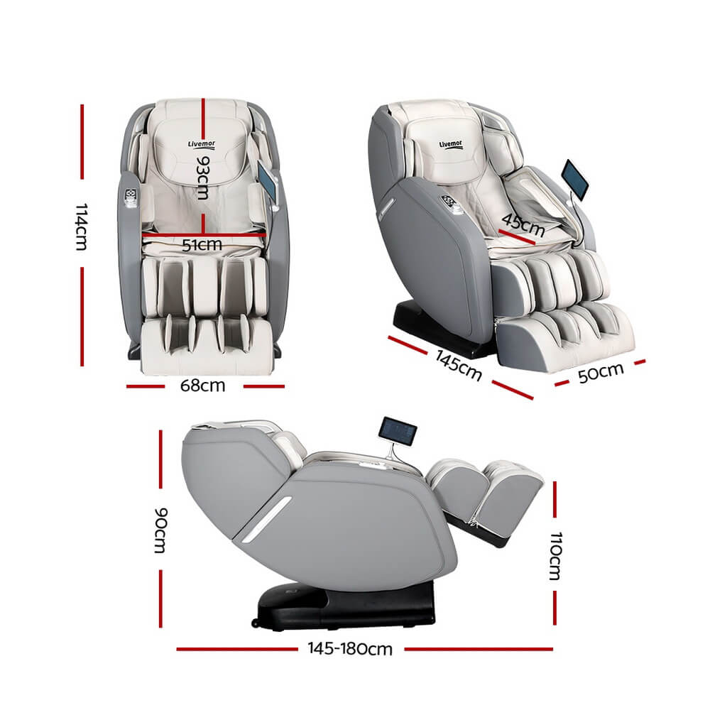 Sizes and Measurements Electric Livemor Massage Chai