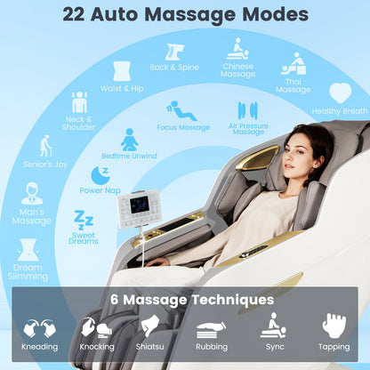 3D THERAPY 36 SL Track 3D Massage Chair Full Body Zero Gravity Massage with Airbags