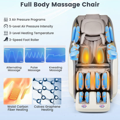 3D THERAPY 36 SL Track 3D Massage Chair Full Body Zero Gravity Massage with Airbags