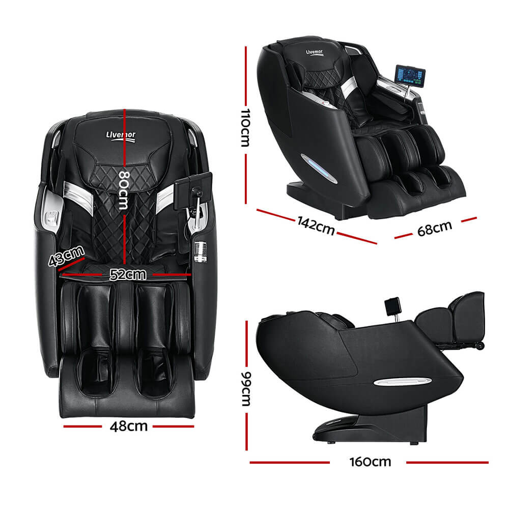 Sizes Measures Livemor Massage Chair Home