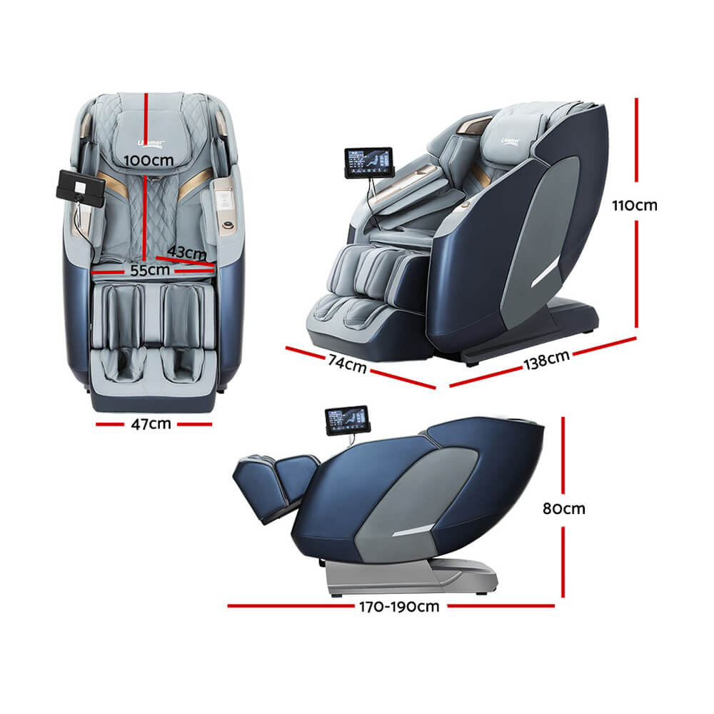 Sizes and Measurements Livemor Massage Chair