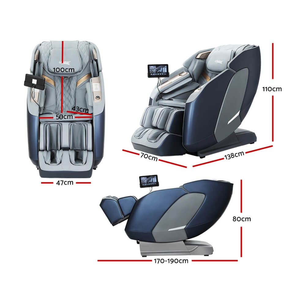 Sizes and Measurements Livemor Massage Chair 50 cm