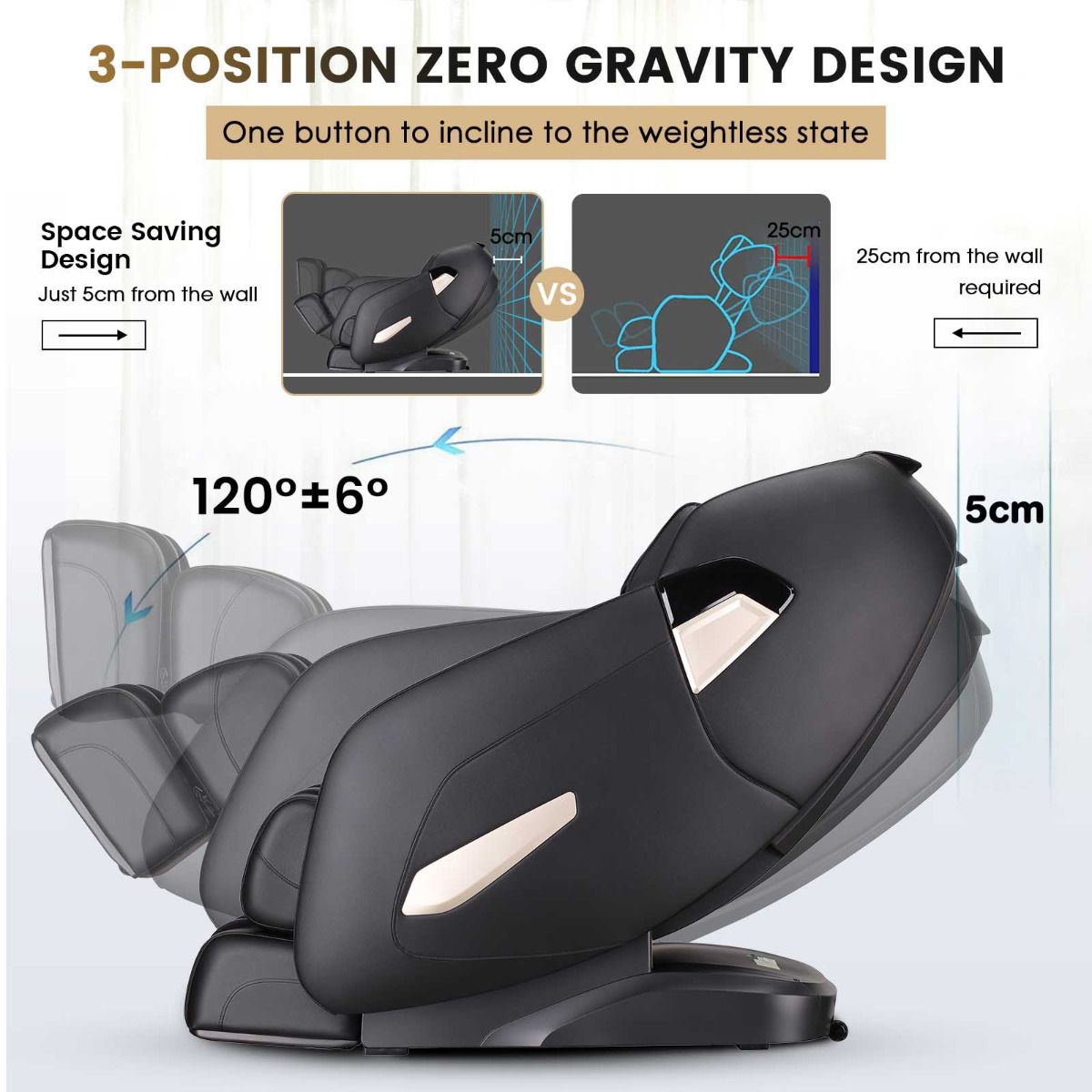 RELAXATION 02 Zero Gravity Shiatsu Massage Chair with Full Body Air Bags